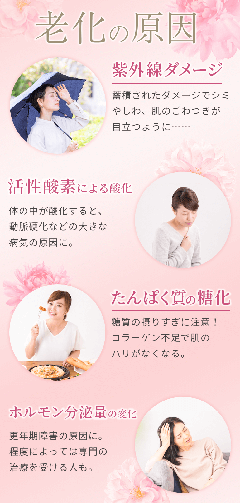 老化の4つの原因