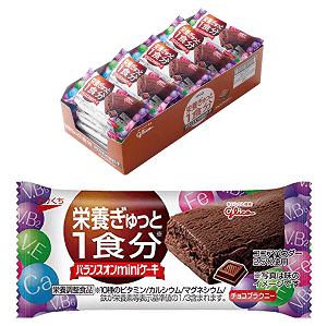 江崎グリコ バランスオンminiケーキ チョコブラウニー