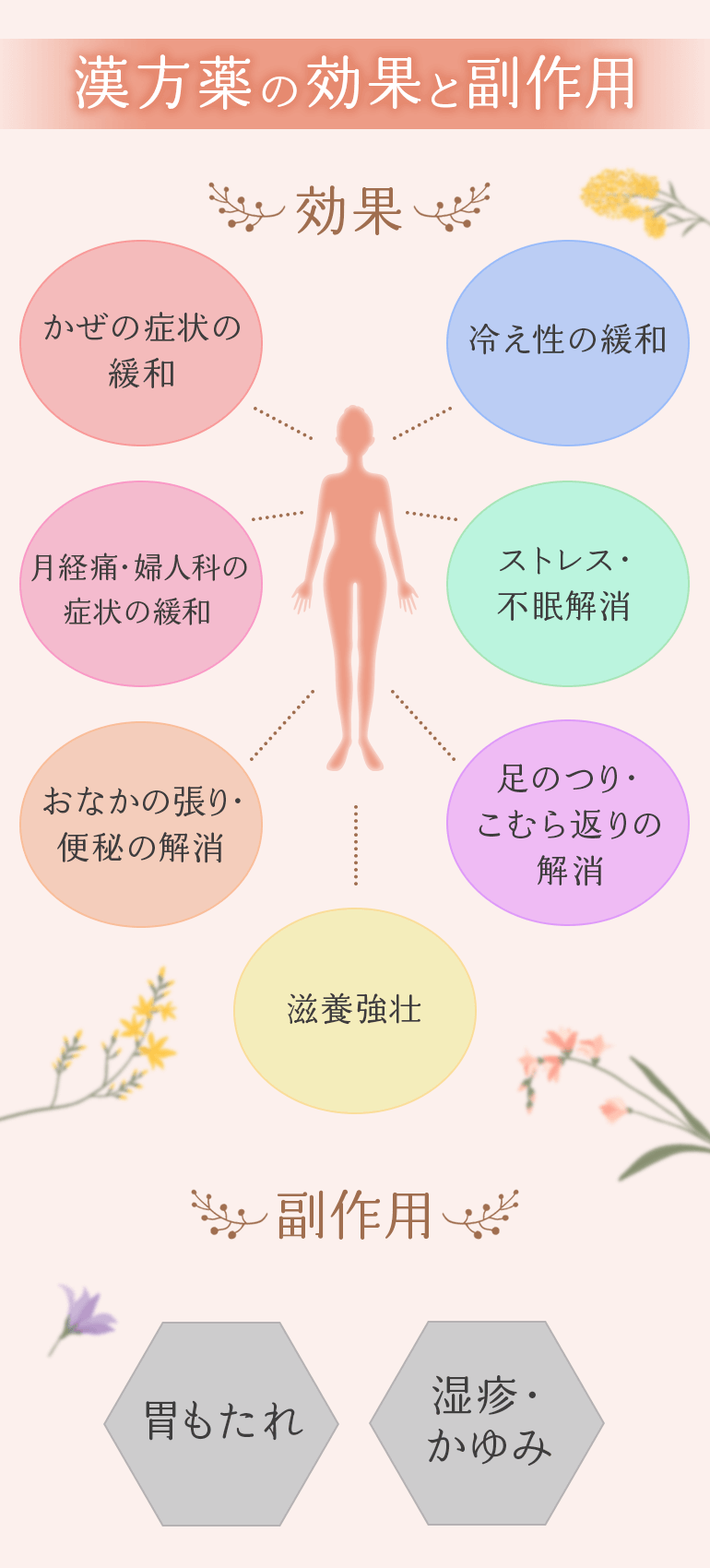 漢方薬の効果と副作用